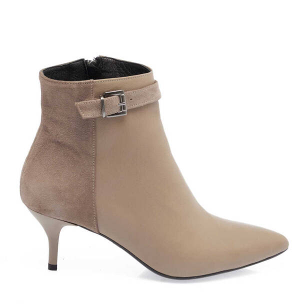 Vizon Hakiki Deri Kadın Klasik Bot - K23K1BT66936-A44 - 1