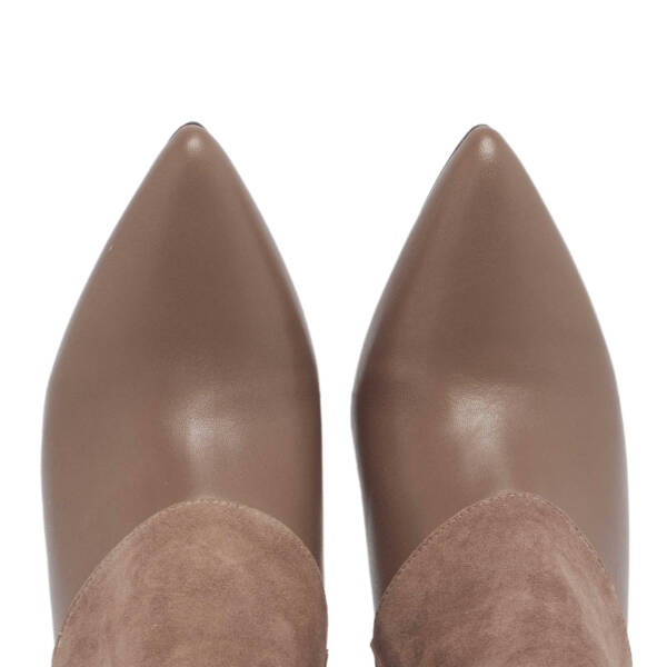 Vizon Deri Kadın Klasik Bot - K23K1BT67061-F50 - 5