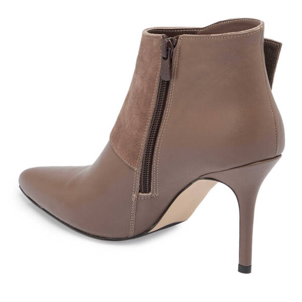 Vizon Hakiki Deri Kadın Klasik Bot - K23K1BT67061-F50 - 2