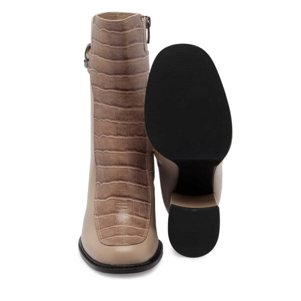 Vizon Deri Kadın Klasik Bot - K24K1BT67709-N98 - Tergan