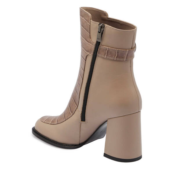 Vizon Hakiki Deri Kadın Klasik Bot - K24K1BT67709-N98 - 2