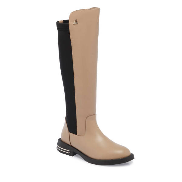 Vizon Deri Kadın Klasik Çizme - K24K1CM67660-A44 - 1