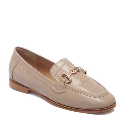  Vizon Deri Kadın Loafer - K25I1AY68041-A44 