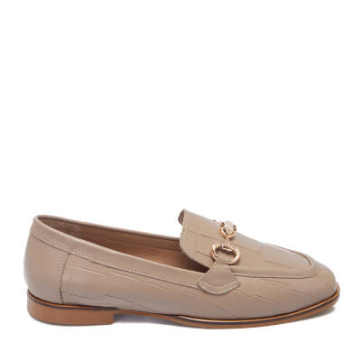  Vizon Deri Kadın Loafer - K25I1AY68041-A44 - 3