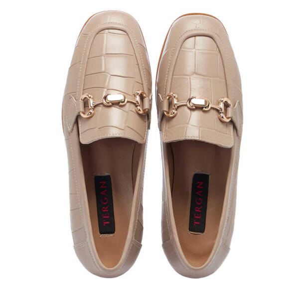 Vizon Hakiki Deri Kadın Loafer - K25I1AY68041-A44 - 5