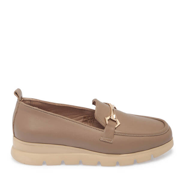 Vizon Deri Kadın Loafer - K25S1AY68243-A44 - 3