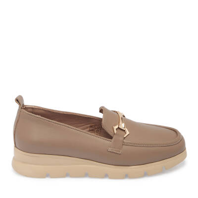 Vizon Deri Kadın Loafer - K25S1AY68243-A44 - 3