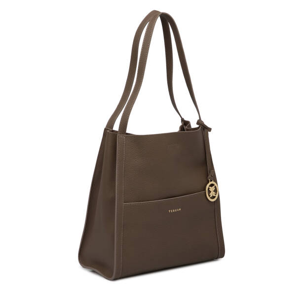 Vizon Deri Kadın Omuz Çantası - S25K1BC80491-S6I - 2