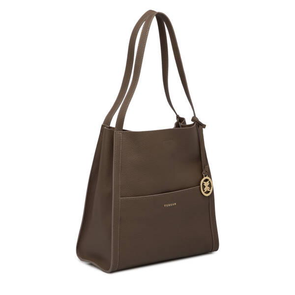 Vizon Deri Kadın Omuz Çantası - S25K1BC80491-S6I - 2