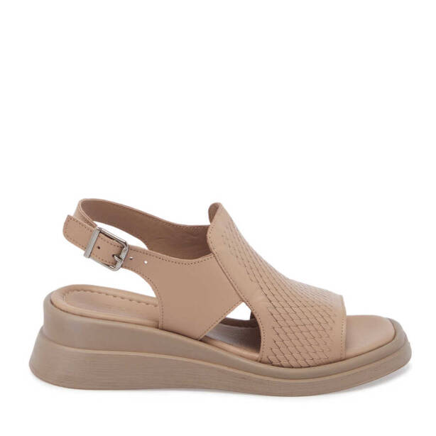 Vizon Hakiki Deri Kadın Sandalet - K24Y1SN67129-N2P - 1