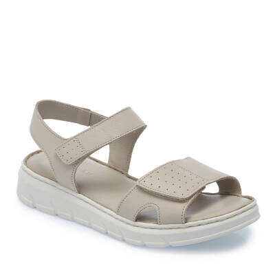 Vizon Deri Kadın Sandalet - K25Y1SN67965-A44 - 1
