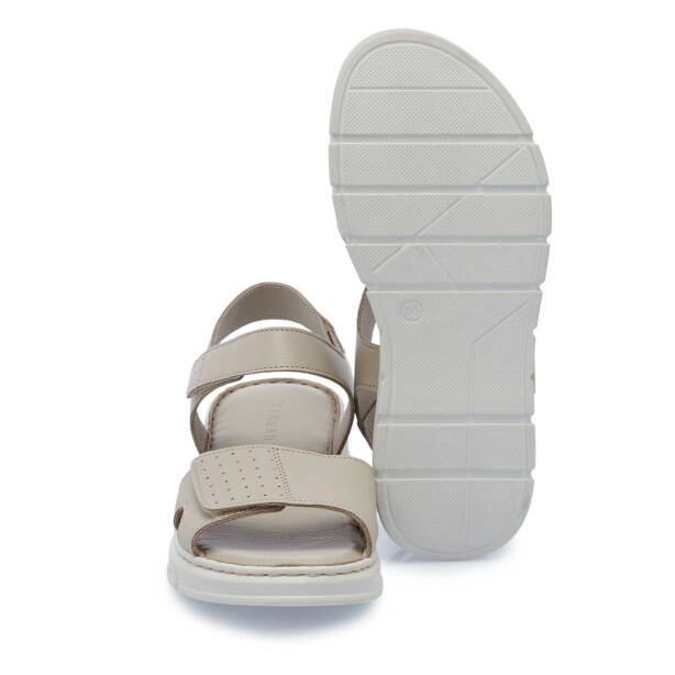Vizon Hakiki Deri Kadın Sandalet - K25Y1SN67965-A44 - 4