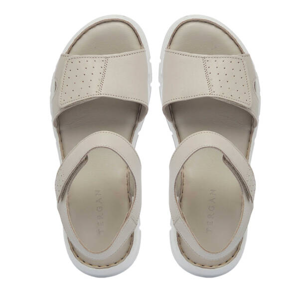 Vizon Hakiki Deri Kadın Sandalet - K25Y1SN67965-A44 - 5