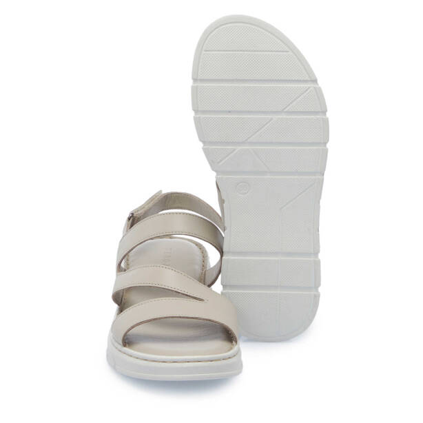 Vizon Hakiki Deri Kadın Sandalet - K25Y1SN67966-A44 - 4