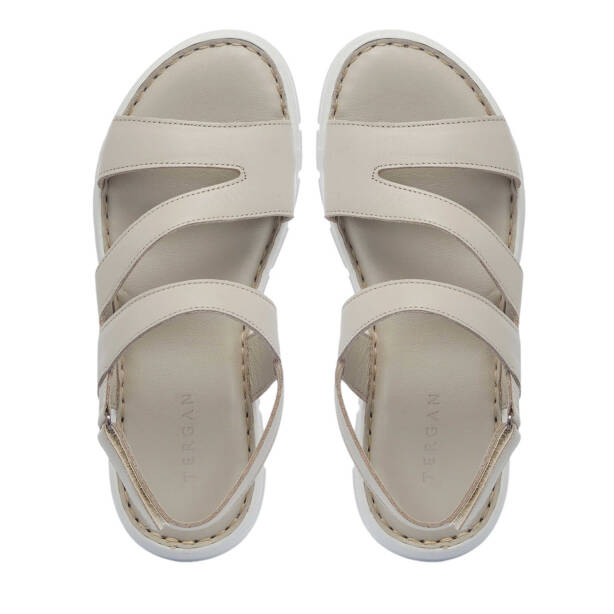 Vizon Hakiki Deri Kadın Sandalet - K25Y1SN67966-A44 - 5