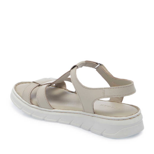Vizon Hakiki Deri Kadın Sandalet - K25Y1SN67967-A44 - 3