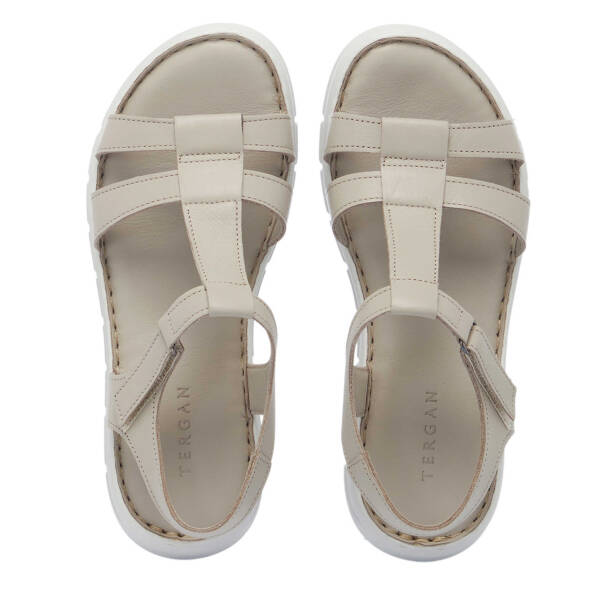 Vizon Hakiki Deri Kadın Sandalet - K25Y1SN67967-A44 - 5