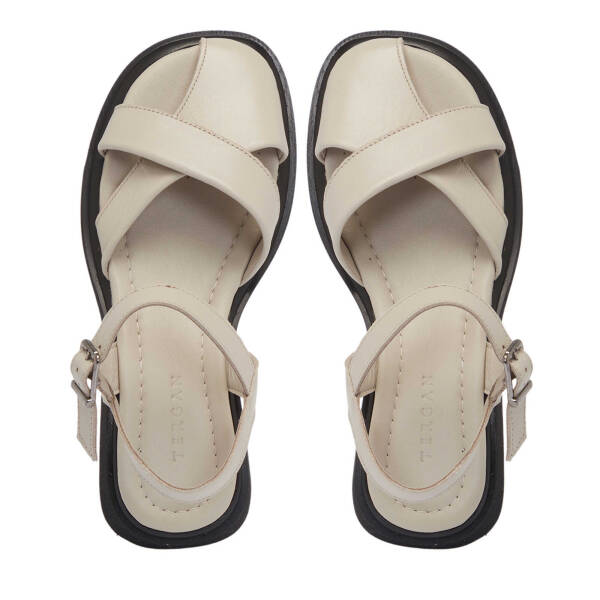 Vizon Hakiki Deri Kadın Sandalet - K25Y1SN67977-A44 - 5