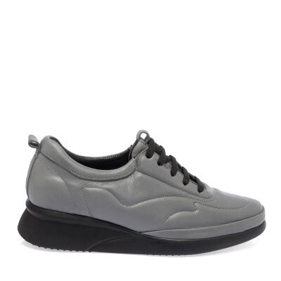  Vizon Deri Kadın Sneaker - K23S1AY66889-A44 - 3