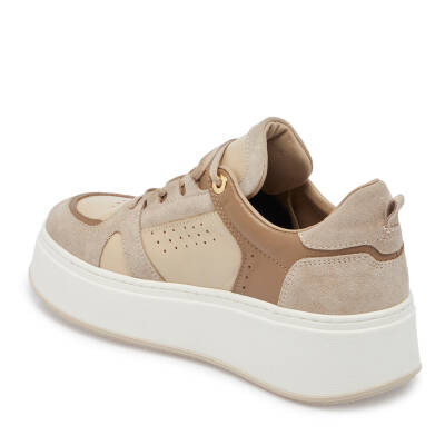  Vizon Deri Kadın Sneaker - K24I1AY67133-A02 - 2