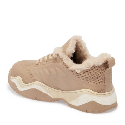 Vizon Deri Kadın Sneaker - K24S1AY67536-A84 - 2