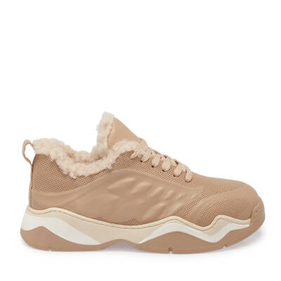 Vizon Deri Kadın Sneaker - K24S1AY67536-A84 - 3