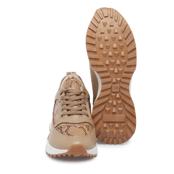 Vizon Deri Kadın Sneaker - K25S1AY68231-A44 - 4