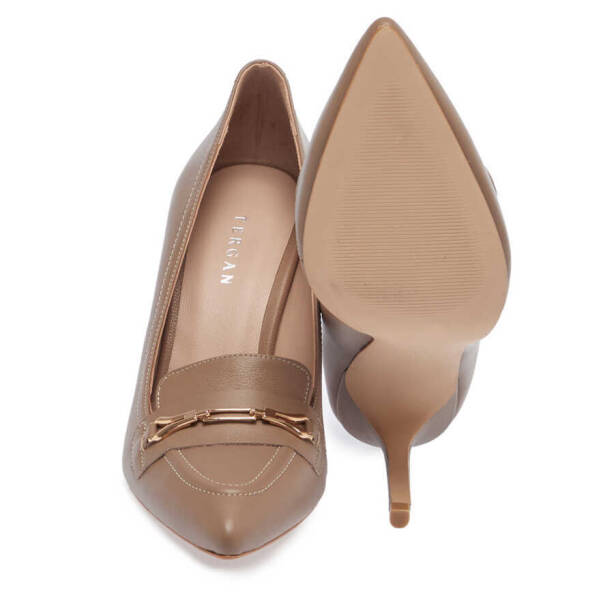 Vizon Deri Kadın Stiletto - K24I1AY67465-A44 - 4