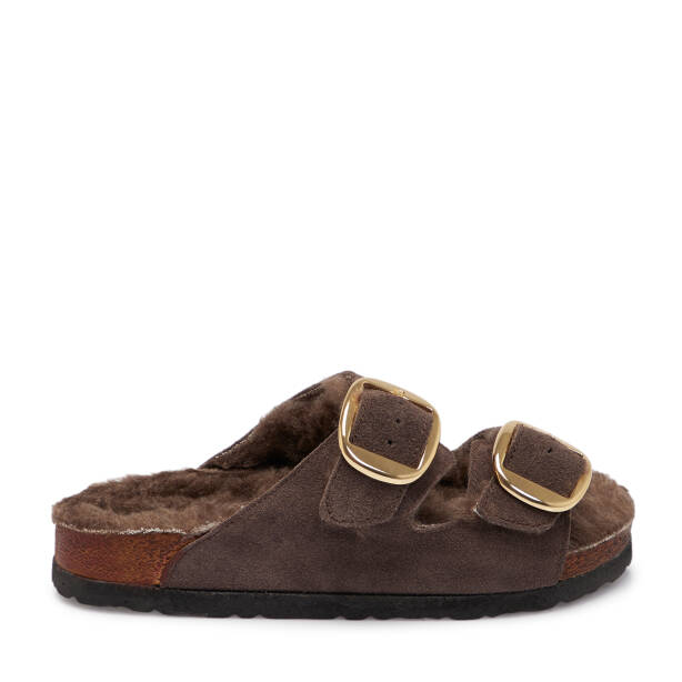 Vizon Hakiki Deri Kadın Terlik - K25S1TR68375-A02 - 3