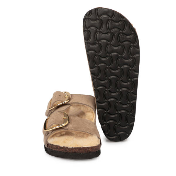 Vizon Deri Kadın Terlik - K25S1TR68375-V0N - 4