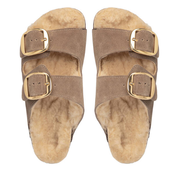 Vizon Deri Kadın Terlik - K25S1TR68375-V0N - 5