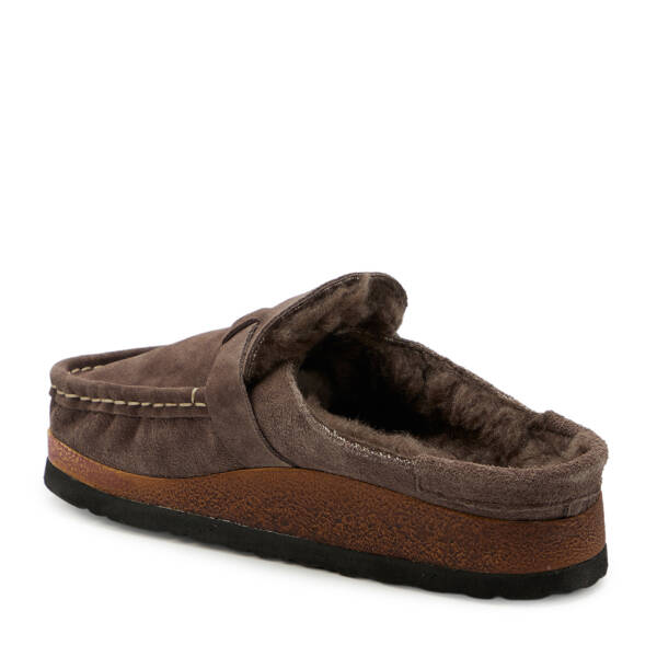 Vizon Hakiki Süet Deri Kadın Terlik - K25S1TR68376-A02 - 2