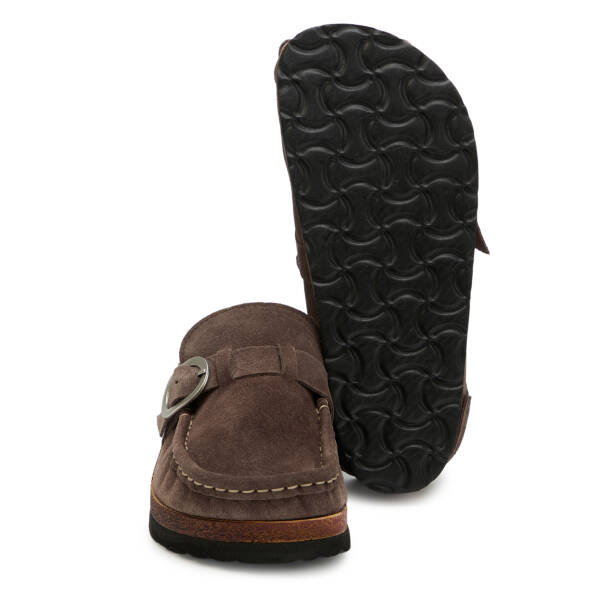 Vizon Hakiki Süet Deri Kadın Terlik - K25S1TR68376-A02 - 4