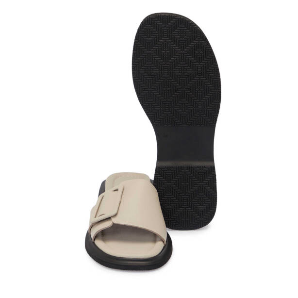 Vizon Deri Kadın Terlik - K25Y1TR67975-A44 - Tergan