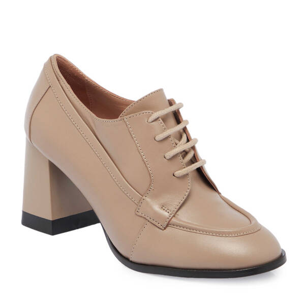 Vizon Deri Kadın Topuklu Ayakkabı - K23S1AY66873-A44 - 1