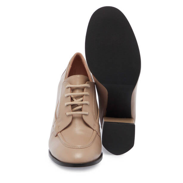 Vizon Deri Kadın Topuklu Ayakkabı - K23S1AY66873-A44 - 4