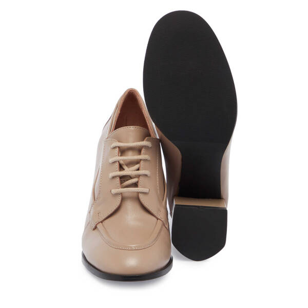 Vizon Deri Kadın Topuklu Ayakkabı - K23S1AY66873-A44 - 4