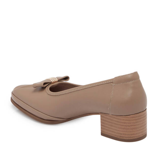 Vizon Deri Kadın Topuklu Ayakkabı - K25S1AY68239-A44 - 2