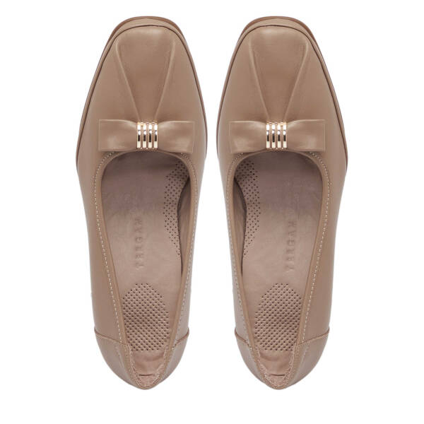 Vizon Deri Kadın Topuklu Ayakkabı - K25S1AY68239-A44 - 5