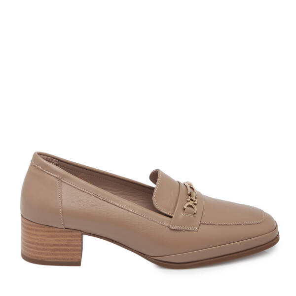 Vizon Deri Kadın Topuklu Ayakkabı - K25S1AY68240-A44 - 3