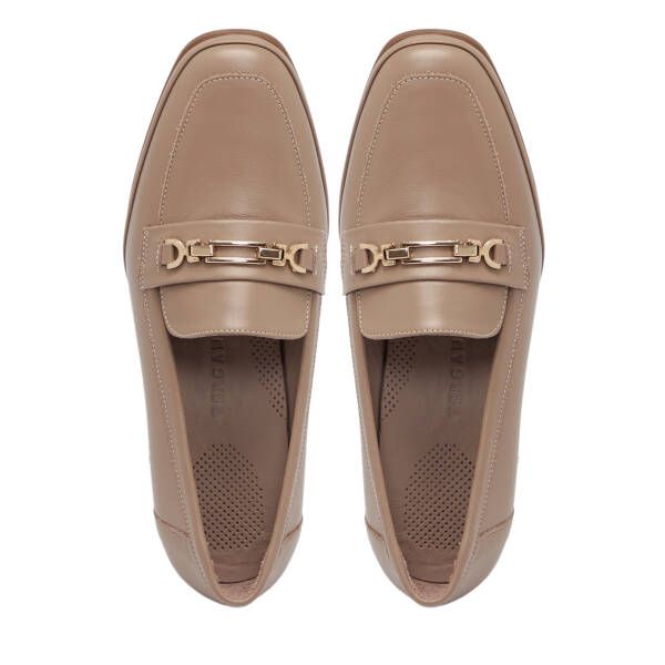 Vizon Deri Kadın Topuklu Ayakkabı - K25S1AY68240-A44 - 5