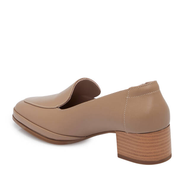 Vizon Deri Kadın Topuklu Ayakkabı - K25S1AY68241-A44 - Tergan