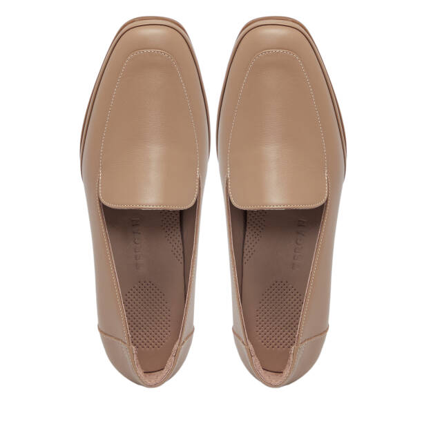 Vizon Deri Kadın Topuklu Ayakkabı - K25S1AY68241-A44 - Tergan