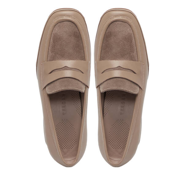 Vizon Deri Kadın Topuklu Ayakkabı - K25S1AY68242-A44 - 5