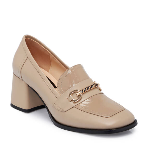 Vizon Deri Kadın Topuklu Ayakkabı - K25S1AY68341-A44 - 1