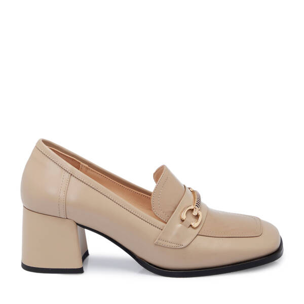 Vizon Deri Kadın Topuklu Ayakkabı - K25S1AY68341-A44 - 3