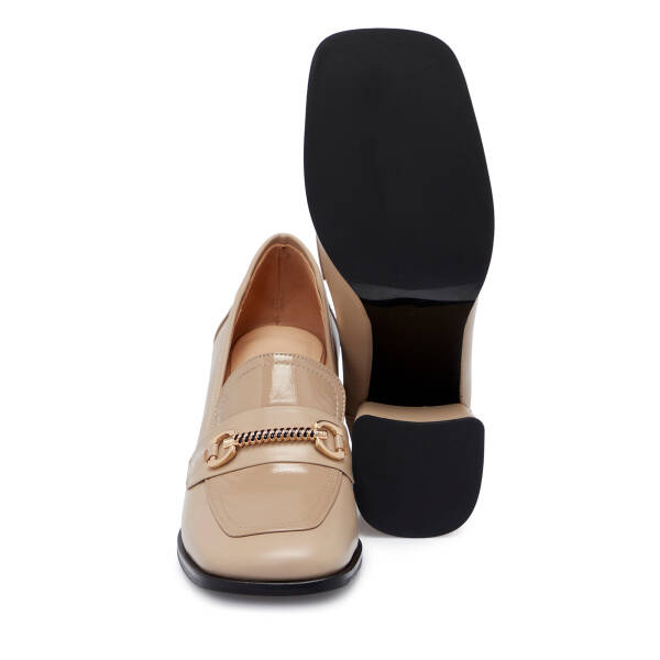 Vizon Deri Kadın Topuklu Ayakkabı - K25S1AY68341-A44 - 4