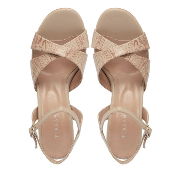 Vizon Hakiki Deri Kadın Topuklu Ayakkabı - K25Y1AY68086-A44 - 5