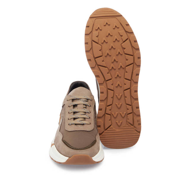 Vizon Deri - Tekstil Erkek Sneaker - E25I1AY57288-A65 - Tergan