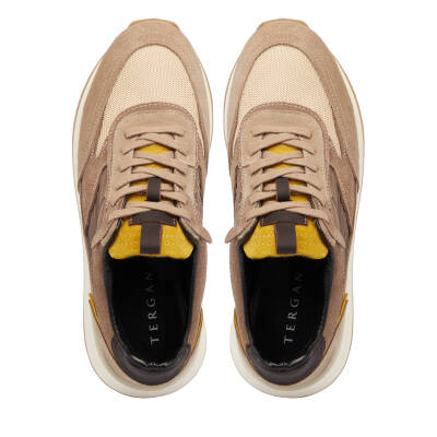 Vizon Deri - Tekstil Erkek Sneaker - E25I1AY57373-A02 - 5